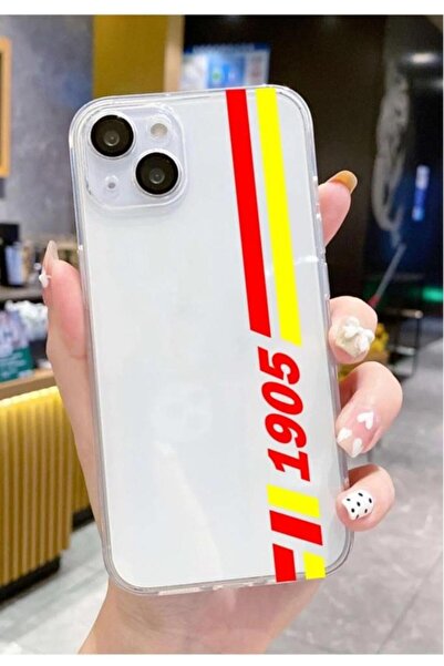 3GEN CASE İphone 13 & İphone 14 Uyumlu Renkli Desenli Şeffaf Silikon Kılıf