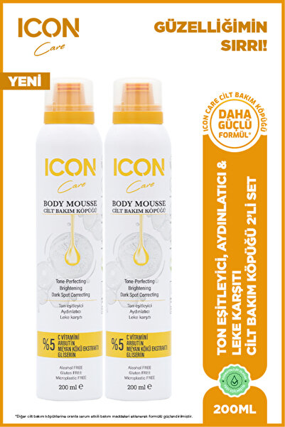 ICON Care Cilt Bakım Köpüğü C Vitaminli 2'li Set