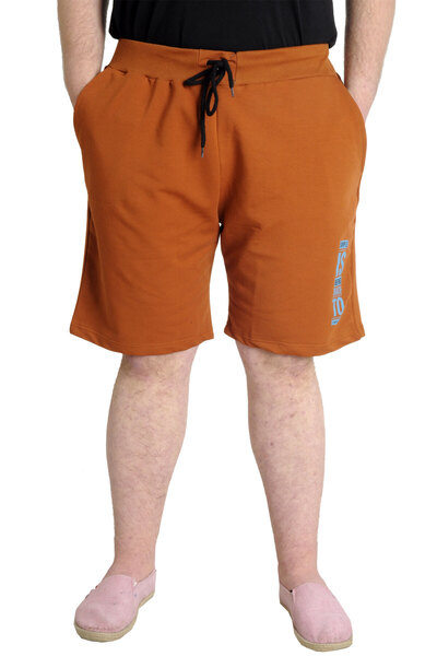 ModeXL Mode XL Large Size Men's Capri Simple 23405 Cinnamon