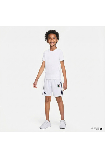 adidas Фенербахче 25-26 Детски бели футболни шорти за дома