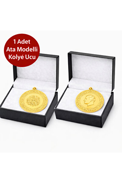 Aychra Ata Model Altın Kaplama Bijuteri Kolye Ucu