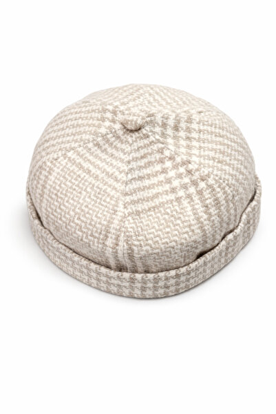 ZERAMİNE Wool Textured Unisex Fisherman Hat – Vintage Docker Model - Lined - ...