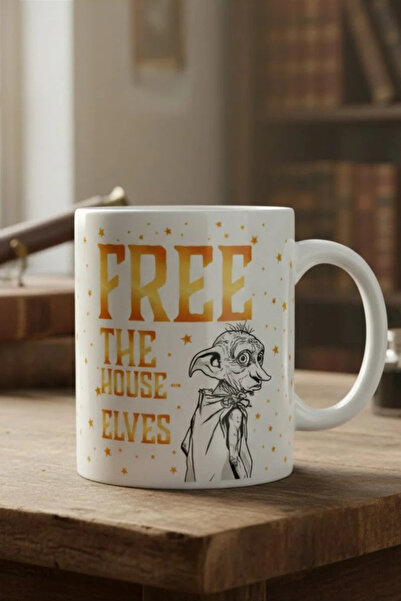Sihir Dükkanı LİSANSLI DOBBY FREE THE HOUSE ELVES KUPA