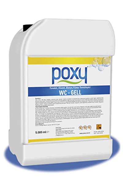 Poxy Wc Gell 5 Lt Tuvalet Banyo Su Izleri,sudan Kaynaklı Kalıplaşmış Kireç, P...