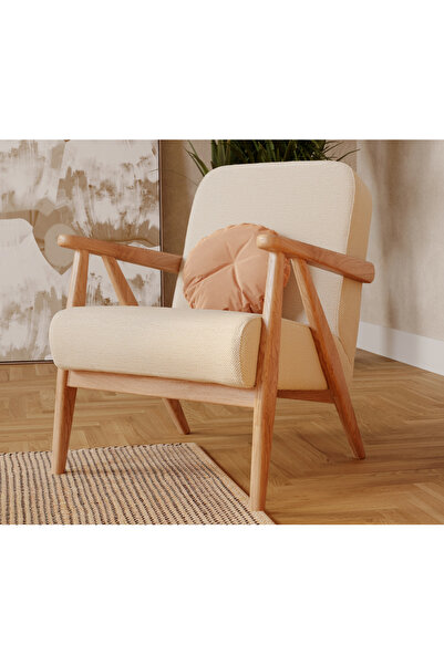 Normod Levy Açık Meşe Berjer - Doğal Doku