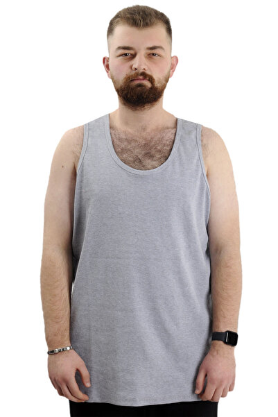 ModeXL Mode XL Büyük Beden Erkek Kolsuz Atlet 6341 Grimelanj