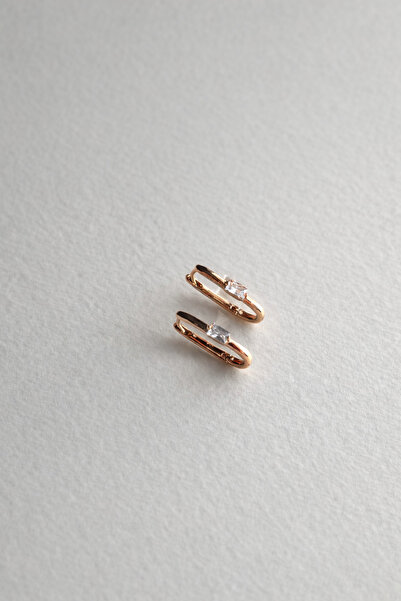 Owentis أقراط سياس الأنيقة المصنوعة من الفولاذ المقاوم للصدأ باللون الذهبي ال...