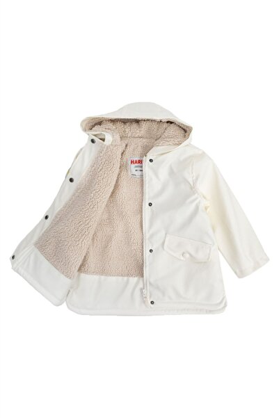 Haribo RBTXT405-BEJ Haribo Pu &Ccedil;ocuk Kaban &Ccedil;ocuk Ceket Krem