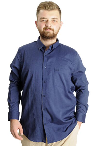 ModeXL Mode XL Великий розмір Чоловіча сорочка з кишенями на рукавах Oxford 2...