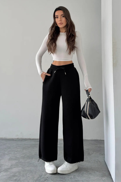 Noa&Noa Kadın Bağcıklı Paça Detaylı Eşofman Altı – Lounge Motion