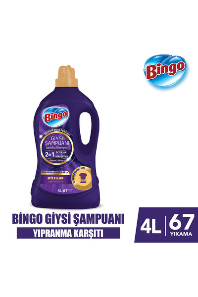 Bingo Giysi Şampuanı Yıpranma Karşıtı 4LX2