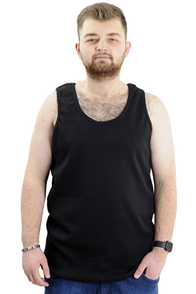 ModeXL Mode XL Büyük Beden Erkek Kolsuz Atlet 6341 Antramelanj