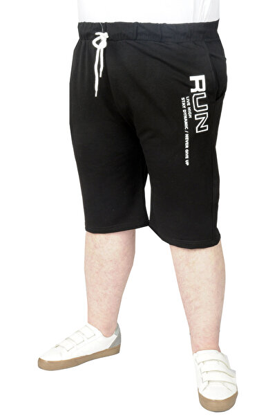 ModeXL Mode XL Великий розмір Чоловічі капрі Run 22405 Чорний