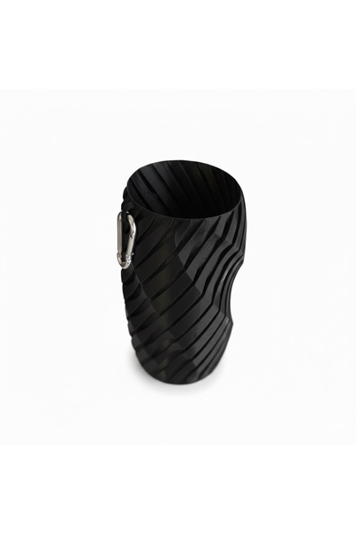 Mottopi Gizli Bira Gizleyici Bardak Şişe Aluminyum Kılıf Kamp Araç Siyah