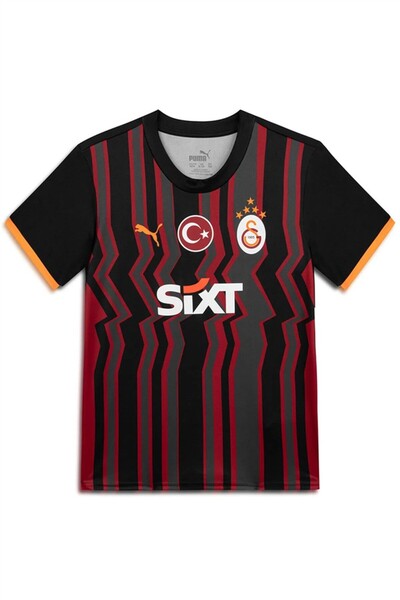 Puma Galatasaray 2024-25 Alternatif Çocuk Siyah Futbol Forması