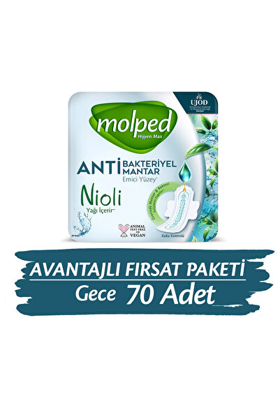 Molped Hijyen Max Gece Avantajlı Fırsat Paketi 70 Adet