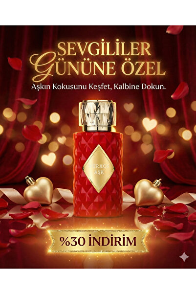 nurxos Aşk EDP 65 ML - Çiçeksi Odunsu Kalıcı Kadın Parfümü - 9723