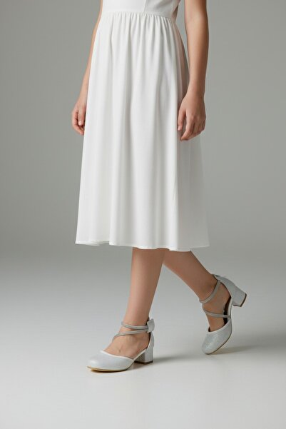 PATİK BEBE PANTOF DE SEARĂ CU TACURI MICA DE CULOARE PENTRU FETE