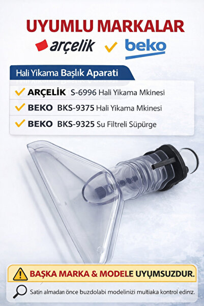 Arçelik S - 6996 Halı Yıkama Başlık Aparatı