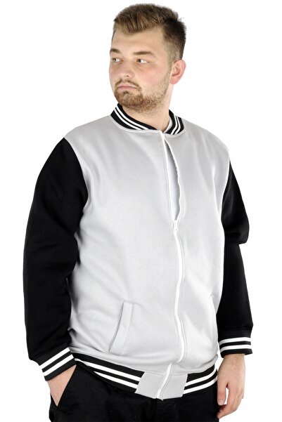 ModeXL Mode XL Large Size Men's College Coat 22618 Grimelanj