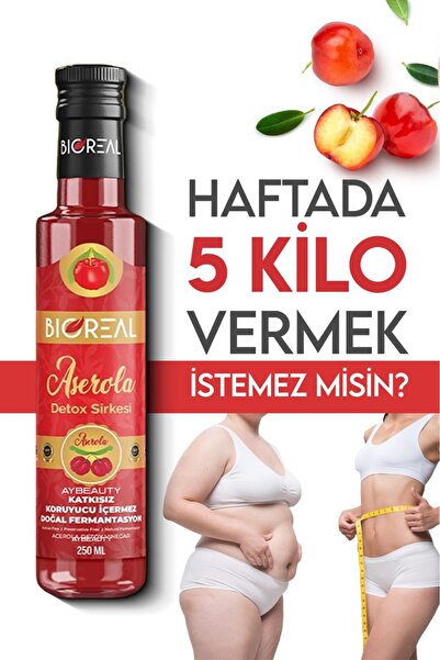 BİOREAL Aserola Detox Sirkesi Doğal Detox Sirkesi 250ml