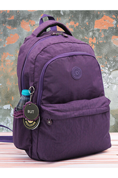 Bevitton 2200 Mor Suya Dayanıklı Okul Çantası Unisex Günlük Okul Sırt Çantası