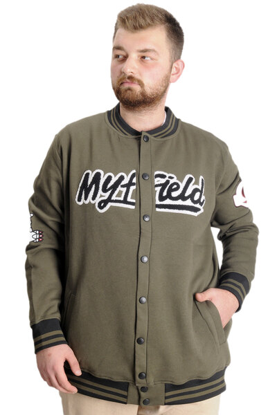 ModeXL معطف كلية للرجال مقاس XL من Mode XL Plus My Field 23626 كاكي