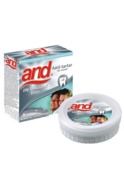 AND Diş Parlatma Tozu Anti Tartar Mix Aromalı 40 gr