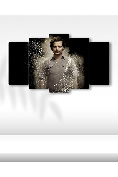 EVLOYA Pablo Escobar 5 Parçalı Tablo