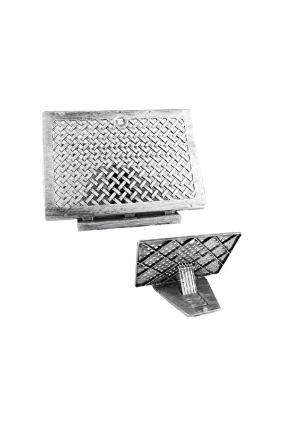 Çarşı سطح المكتب بلاستيك رحالة مطلي بالفضة