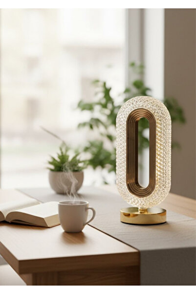 FORSACE Dokunmatik Kablosuz Şarjı Üç Renkli Fonksiyonlu Kademeli Işık Ayarlı ...