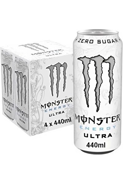 MONSTER مشروب الطاقة إنرجي ألترا الخالي من السكر، 440 مل، عبوة من 4 قطع