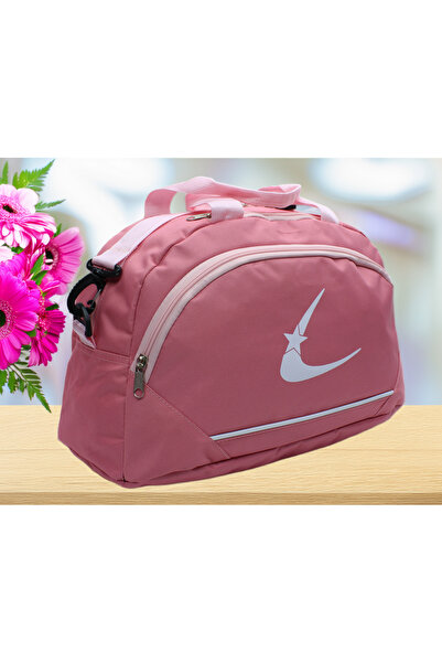 Bevitton Black Two-Compartment Long Strap Unisex Medium-Sized Travel Fitness ...