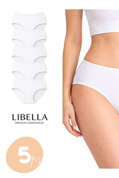 LİBELLA İÇ GİYİM Premium Series Cotton Stretch Fabric 5-Pack Perfect Fit Flex...