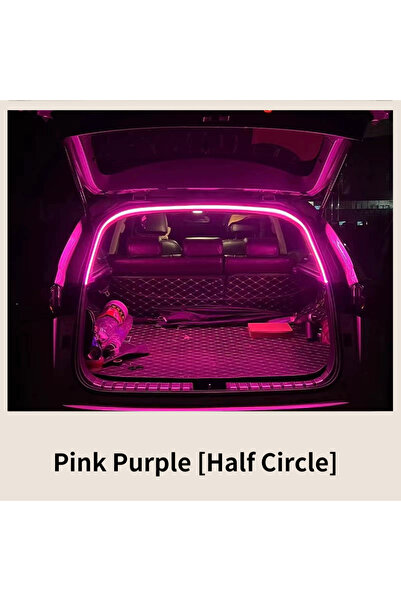 Choice إضاءة صندوق السيارة عالية السطوع بطول 2 متر باللونين الوردي والبنفسجي،...