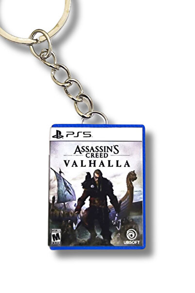 Assassin's Creed Valhalla Minyatür Ps5 Oyun Kutusu Anahtarlık
