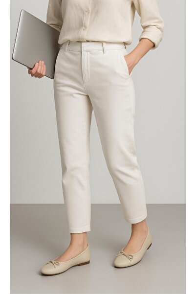 37Numara Δερμάτινες μπαλαρίνες χακί μεγάλου μεγέθους - 41-42-43-44 Μπεζ δέρμα