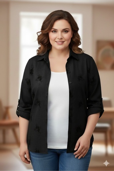 elma abone Plus Size Women's Linen Tank Top Shirt