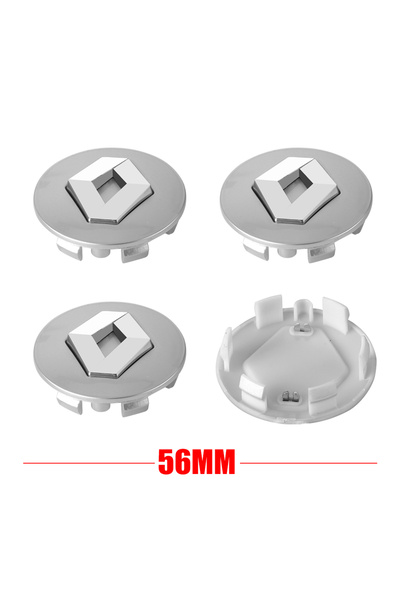 Choice غطاء مركزي لعجلات السيارة من بلاتينا، 4 قطع، مقاس 56 مم و60 مم، بشعار،...