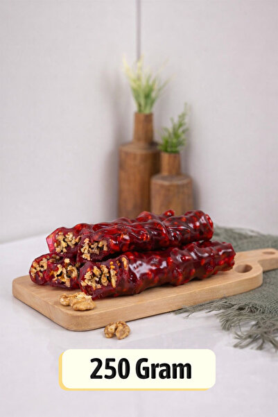 ÜLKÜ KURUYEMİŞ (250 GR) Kalın Cevizli Narlı Maraş Sucuğu Sucuk Hediyelik Tatl...