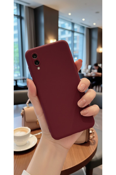 Hatreds Samsung Galaxy A02 Uyumlu İçi Kadife Kamera Korumalı Renkli Silikon K...