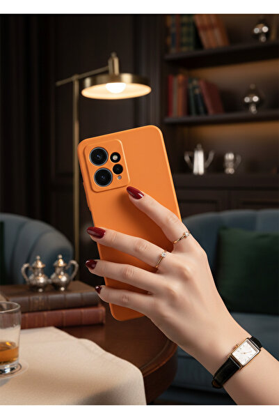 Hatreds Xiaomi Redmi Note 12 4G Uyumlu İçi Kadife Kamera Korumalı Renkli Sili...