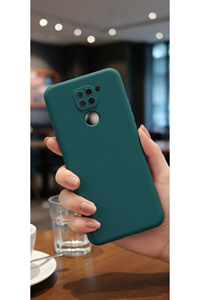 Hatreds Xiaomi Redmi Note 9 Uyumlu İçi Kadife Kamera Korumalı Renkli Silikon ...