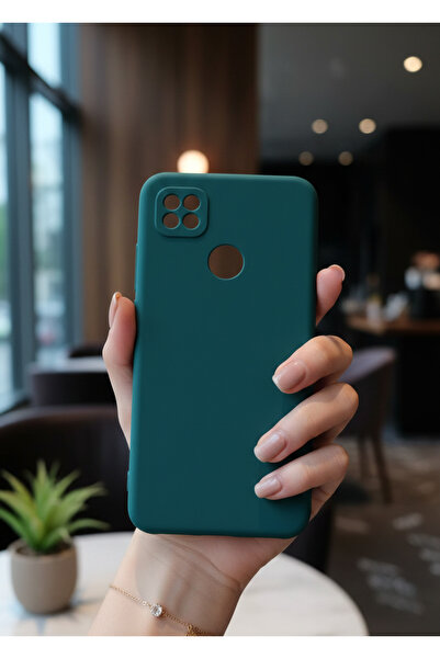 Hatreds Xiaomi Redmi 9C Uyumlu İçi Kadife Kamera Korumalı Renkli Silikon Kılıf