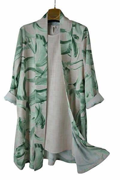 elma abone Set de costum dublu creponat de mărime mare