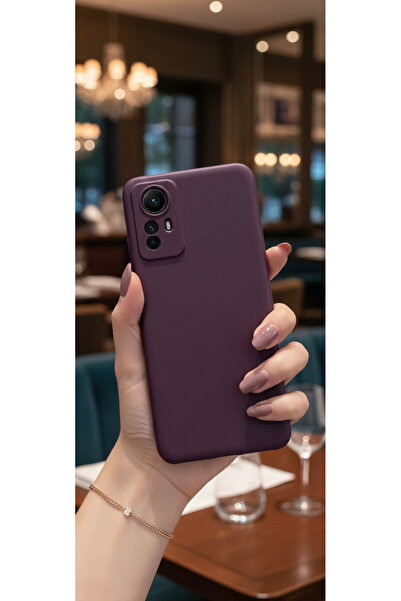 Hatreds Xiaomi Redmi Note 12S Uyumlu İçi Kadife Kamera Korumalı Renkli Siliko...