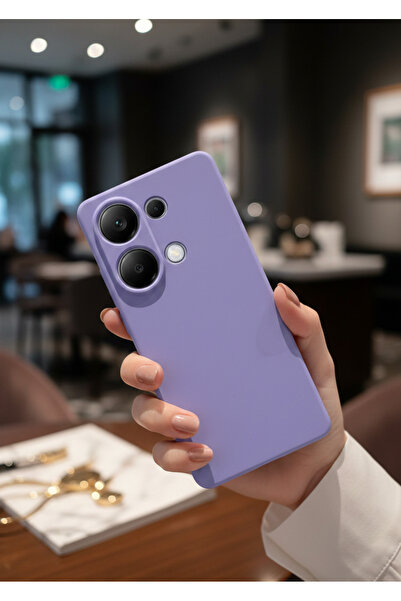 Hatreds Xiaomi Poco M6 Pro 4G Uyumlu İçi Kadife Kamera Korumalı Renkli Siliko...