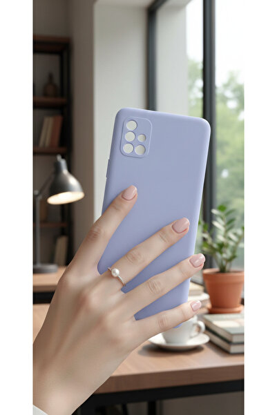 TechTrove Galaxy A71 Kılıf Içi Kadife Süet Tasarımlı Kamera Korumalı Renkli S...