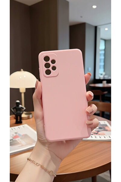 Hatreds Samsung Galaxy A52 Uyumlu İçi Kadife Kamera Korumalı Renkli Silikon K...