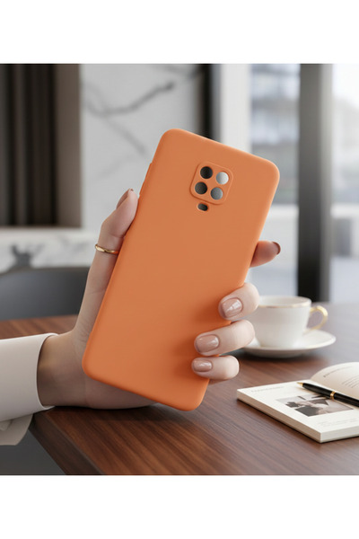 Hatreds Xiaomi Redmi Note 9S Uyumlu İçi Kadife Kamera Korumalı Renkli Silikon...
